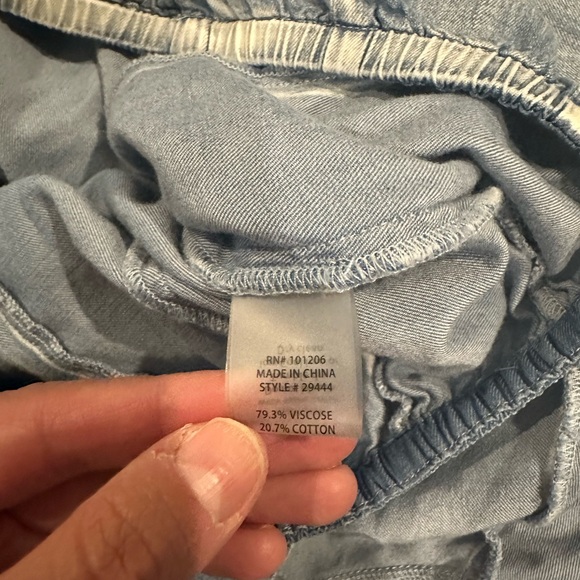 Soft Surroundings Blue Maxi A-Line Skirt - Picture 5 of 6